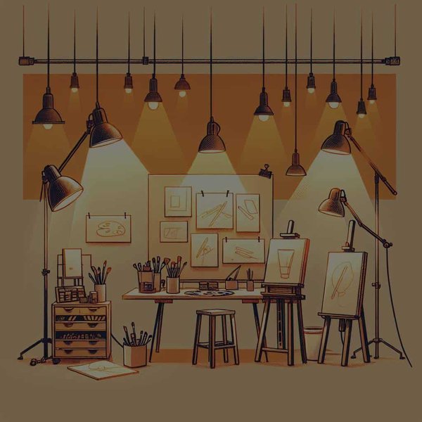 Comment mettre en place un système d'éclairage efficace pour votre atelier d'art ?